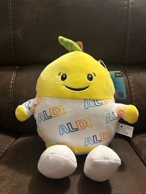 Aldi Produce Crew Charlotte Lemon Plush Rare NWT
